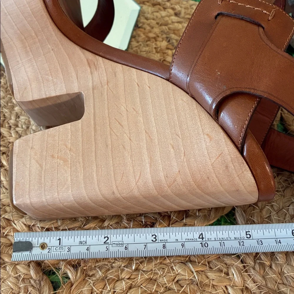 Reed Krakoff Brown Leather Platform Sandals